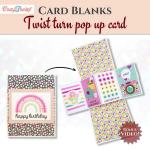 CrafTreat Card Blanks - Twist Turn Pop Up Card [CCB001]