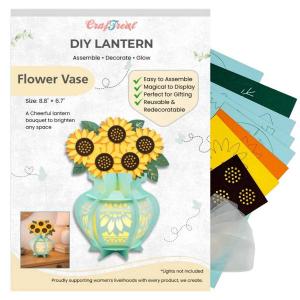 CrafTreat DIY Lantern - Flower Vase [CTL001]