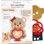 CrafTreat DIY Lantern - Teddy With Heart [CTL023]