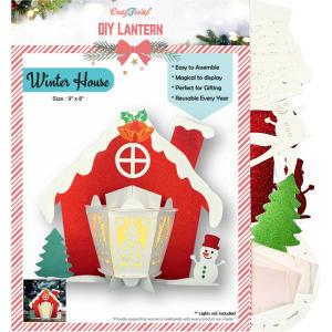 CrafTreat DIY Lantern - Winter House [CTL004]