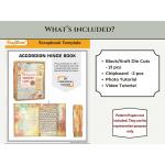 CrafTreat Scrapbook Blanks - Accordion Hinge Book - Black [CAB024]