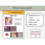 CrafTreat Scrapbook Blanks - Basic 8" x 8" - Black [CAB016]