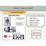 CrafTreat Scrapbook Blanks - Gate Fold Folio - White [CAB031]