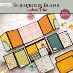 CrafTreat Scrapbook Blanks - Lapbook Folio - Black [CAB047]