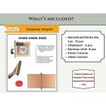 CrafTreat Scrapbook Blanks - Piano Hinge Book - White [CAB034]