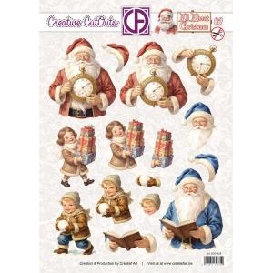 Creatief Art 3D Die Cut Sheet - All About Christmas 02 [CCO-026]