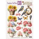 Creatief Art 3D Die Cut Sheet - My Happy Little Garden 02 [CCO-034]