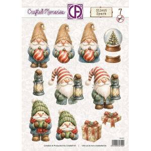 Creatief Art 3D Die Cut Sheet - Silent Spark 7 [CM-007]