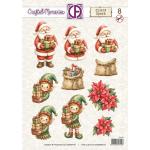 Creatief Art 3D Die Cut Sheet - Silent Spark 8 [CM-008]