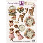 Creatief Art 3D Die Cut Sheet - Victorian Dreams 01 [CCO-037]