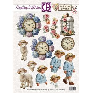 Creatief Art 3D Die Cut Sheet - Victorian Dreams 02 [CCO-038]
