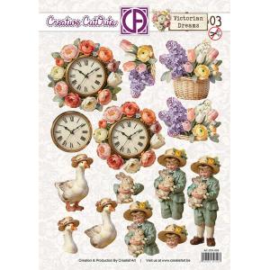 Creatief Art 3D Die Cut Sheet - Victorian Dreams 03 [CCO-039]