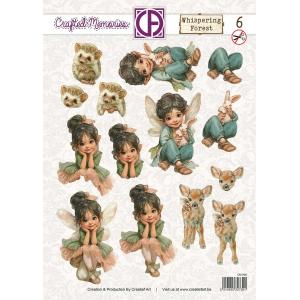 Creatief Art 3D Die Cut Sheet - Whispering Forest 6 [CM-006]