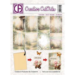 Creatief Art A6 Paper Pad - My Happy Little Garden [CCOA-PLUS-001]