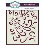 Creative Expressions 3" x 4" Mini Stencil - Elegant Swirls [CEMSELEGANT]