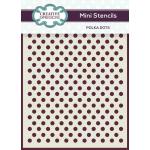 Creative Expressions 3" x 4" Mini Stencil - Polka Dots [CEMSPOLK]