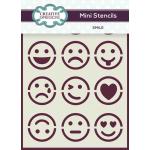 Creative Expressions 3" x 4" Mini Stencil - Smile [CEMSSMILE]