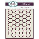 Creative Expressions 3" x 4" Mini Stencil - Sweet Honeycomb [CEMSSWEET]