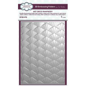 Creative Expressions 3D Embossing Folder - Art Deco Rhapsody [EF3D-078]