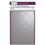 Creative Expressions 3D Embossing Folder - Interlocking Squares [EF3D-079]