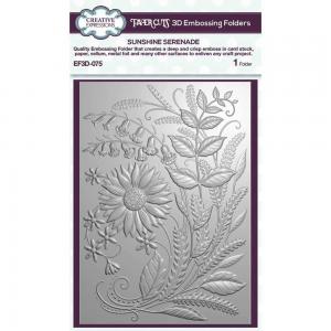 Creative Expressions 3D Embossing Folder - Sunshine Serenade [EF3D-075]