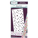 Creative Expressions 4" x 8" Washi Strip Layering Stencil - Ditsy Print [CEST113]