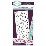 Creative Expressions 4" x 8" Washi Strip Layering Stencil - Let's Celebrate [CEST110]