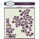 Creative Expressions 7" x 7" Stencil - Star Flower [CEST072]