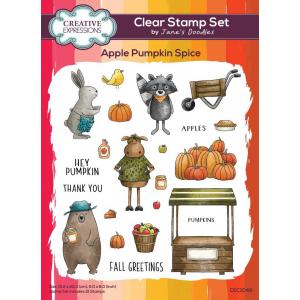 Creative Expressions Clear Stamp Set By Jane's Doodles - Apple Pumpkin Spice [CEC1049]