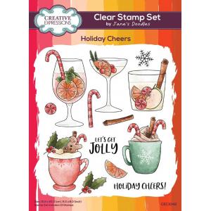 Creative Expressions Clear Stamp Set By Jane's Doodles - Holiday Cheers [CEC1042]