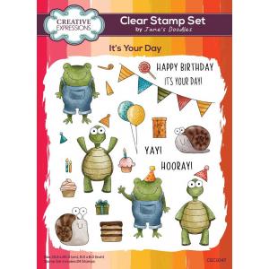 Creative Expressions Clear Stamp Set By Jane's Doodles - It's Your Day [CEC1047]