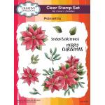 Creative Expressions Clear Stamp Set By Jane's Doodles - Poinsettia [CEC1036] - ON SALE!