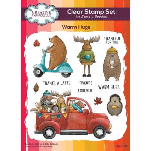 Creative Expressions Clear Stamp Set By Jane's Doodles - Warm Hugs [CEC1048]