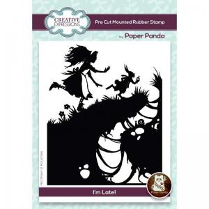 Creative Expressions / Paper Panda Rubber Stamp - I'm Late [CERPP007]