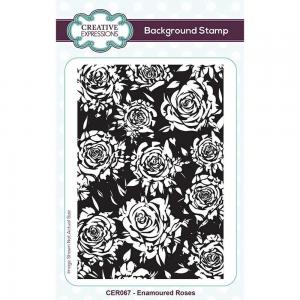 Creative Expressions Rubber Stamp - Enamoured Roses [CER067]