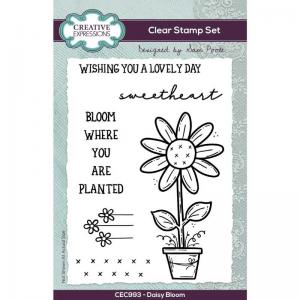 Creative Expressions / Sam Poole Clear Stamp Set - Daisy Bloom [CEC993]