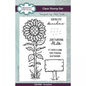 Creative Expressions / Sam Poole Clear Stamp Set - Sunshine [CEC990]