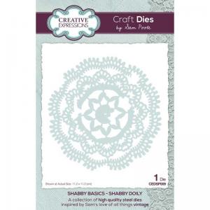 Creative Expressions / Sam Poole Craft Dies - Shabby Basics - Shabby Doily [CEDSP009]