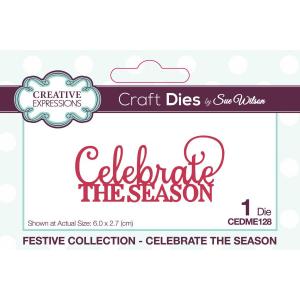 Creative Expressions / Sue Wilson Craft Dies - Celebrate The Season [CEDME128]