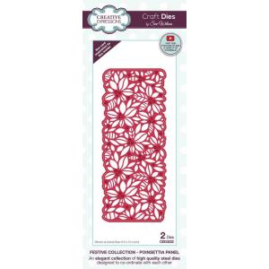 Creative Expressions / Sue Wilson Craft Dies - Poinsettia Panel [CED3232]