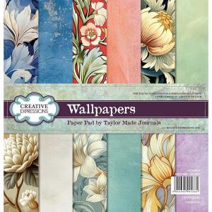 Creative Expressions / Taylor Made Journals 8" x 8" Paper Pad - Wallpapers [CEPP0041]
