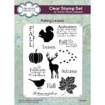 Creative Expressions  / Taylor Made Journals Clear Stamp Set - Falling Leaves [CEC1109]