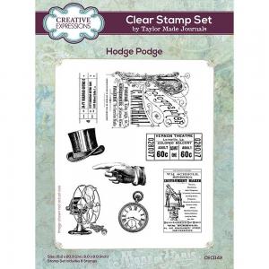 Creative Expressions  / Taylor Made Journals Clear Stamp Set - Hodge Podge [CEC1142]