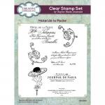 Creative Expressions  / Taylor Made Journals Clear Stamp Set - Hotel De La Poste [CEC1093]