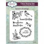 Creative Expressions  / Taylor Made Journals Clear Stamp Set - Season's Greetings [CEC1105]