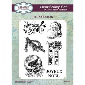 Creative Expressions  / Taylor Made Journals Clear Stamp Set - Tis The Season [CEC1106]