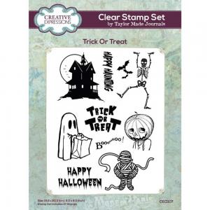 Creative Expressions  / Taylor Made Journals Clear Stamp Set - Trick Or Treat [CEC1107]