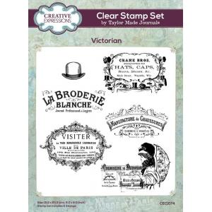 Creative Expressions  / Taylor Made Journals Clear Stamp Set - Victorian [CEC1074]