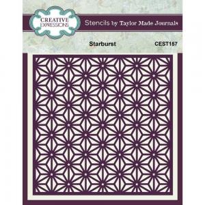 Creative Expressions / Taylor Made Journals Stencil - Starburst [CEST157]