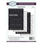 Creative Expressions Wordies Sentiments Sheets - Happy Easter [CEW015]